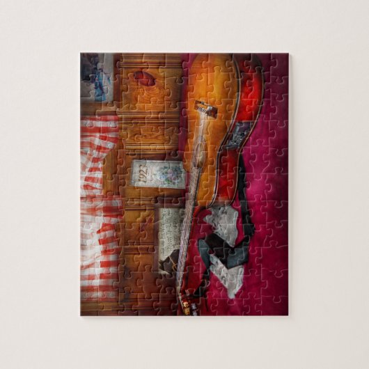 Musik - Gitarre - Das alte Land fühlt sich an Puzzle (Vertikal)