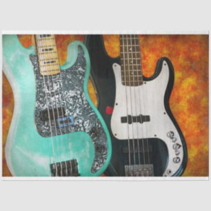 Musik - Gitarre - Rock on Typ Seidenpapier