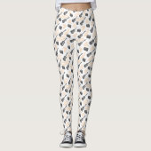 Musik-Gitarren-Radio-Muster-Gewohnheits-Leggings Leggings (Vorderseite)