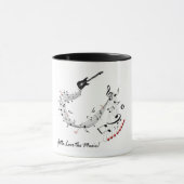 Musik-Gitarren-Tasse Tasse (Zentrum)