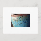 Musik gleicht Frieden Postkarte (Vorderseite)