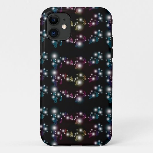 Musik-Glühen Case-Mate iPhone Hülle (Rückseite)