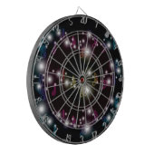 Musik-Glühen Dartscheibe (Vorderseite Links)