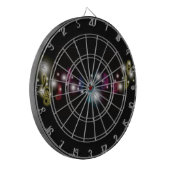 Musik-Glühen Dartscheibe (Vorderseite Links)