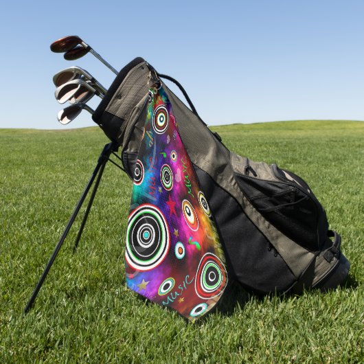 Musik Golfhandtuch (Gras)