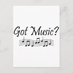 Musik got? (Anmerkungen 1) Postkarte