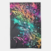 Musik Graffiti Geschirrtuch (Vertikal)