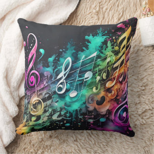 Musik Graffiti Kissen