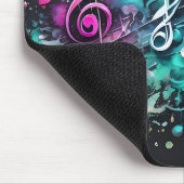 Musik Graffiti Mousepad (Ecke)