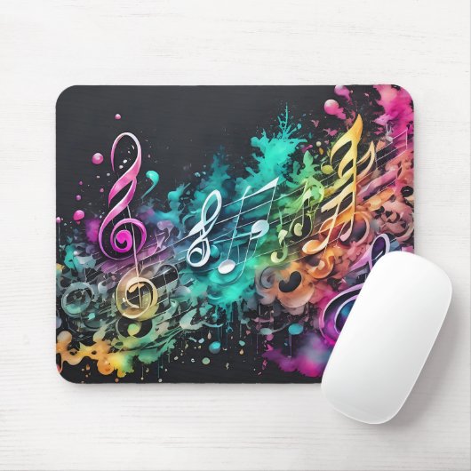 Musik Graffiti Mousepad (Mit Mouse)