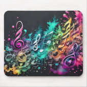 Musik Graffiti Mousepad (Vorne)