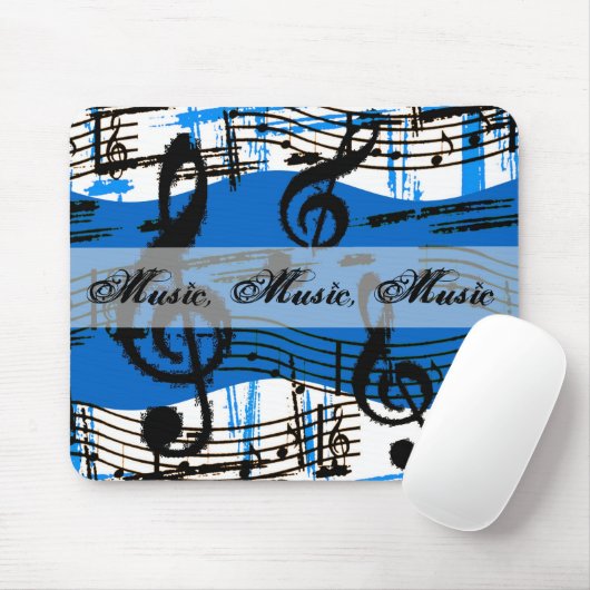 Musik-Graffiti Mousepad (Mit Mouse)