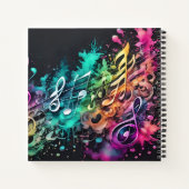 Musik Graffiti Notizblock (Rückseite)