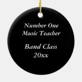 Musik-Graffiti-Verzierung Keramik Ornament (Hinten)