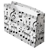 Musik Große Geschenktüte (Rückseite Schrägansicht)
