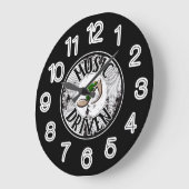 Musik Große Wanduhr (Winkel)