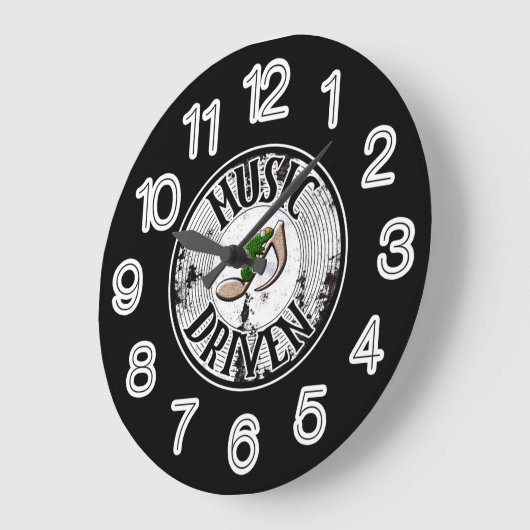 Musik Große Wanduhr (Winkel)