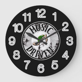 Musik Große Wanduhr