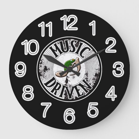 Musik Große Wanduhr (Vorderseite)