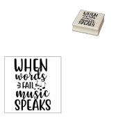 Musik Gummistempel (Stempel)