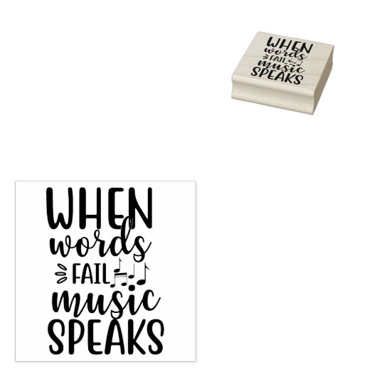 Musik Gummistempel (Stempel)