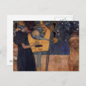 Musik - Gustav Klimt Postkarte (Vorne/Hinten)