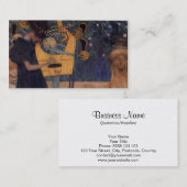 Musik - Gustav Klimt Visitenkarte (Vorne/Hinten)