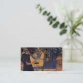 Musik - Gustav Klimt Visitenkarte (Stehend Vorderseite)