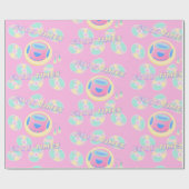 Musik-Gutes-Zeitmuster Geschenkpapier (Flach)