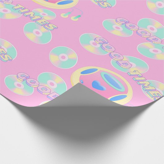 Musik-Gutes-Zeitmuster Geschenkpapier (Ecke)