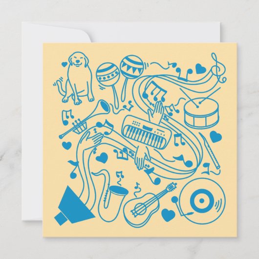 Musik-Hands - ASL-Design (Vorderseite)