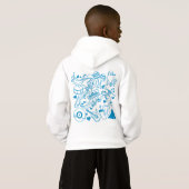 Musik-Hands - ASL-Design Hoodie (Schwarz voll)