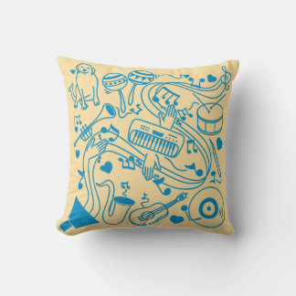 Musik-Hands - ASL-Design Kissen