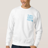 Musik-Hands - ASL-Design Sweatshirt (Vorderseite)