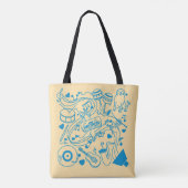 Musik-Hands - ASL-Design Tasche (Rückseite)