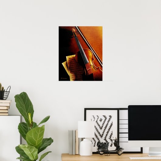 Musik Harmonie Poster (Heimbüro)