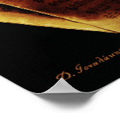 Musik Harmonie Poster (Ecke)