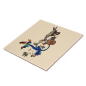 MUSIK, HARPIST HARE FLIESE (Seite)