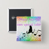 Musik hat eine eigene Farbe Button (Vorne & Hinten)