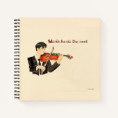 Musik heilt das Soul Manga-Buch Notizblock (Vorderseite)