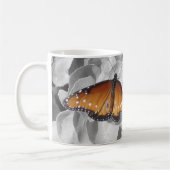 Musik heilt Orange Monarch Butterfly Musiker Kaffeetasse (Links)