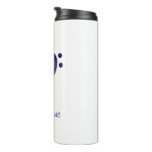 Musik-Herz-personalisierte thermische Trommel Thermosbecher (Nach rechts gedreht)