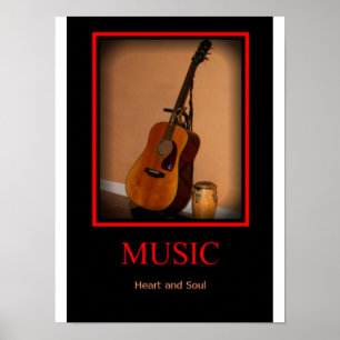 Musik - Herz und Soul Poster