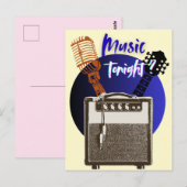 Musik Heute Abend ? Postkarte (Vorne/Hinten)