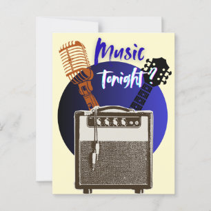 Musik Heute Abend ? Postkarte