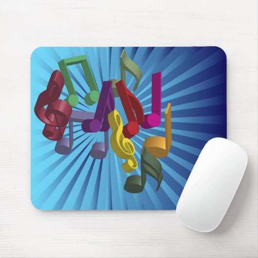 Musik-Hintergrund Mousepad (Mit Mouse)
