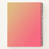 Musik hört benutzerdefinierte schwarze Text Retro  Notizblock (Rückseite)