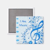 Musik I Liebe_ Magnet (Vorderseite/Rückseite)