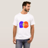 Musik I mag Venn Diagramm T-Shirt (Vorne ganz)