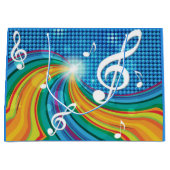 Musik-Illustrationsgeschenk-Tasche Große Geschenktüte (Vorderseite)